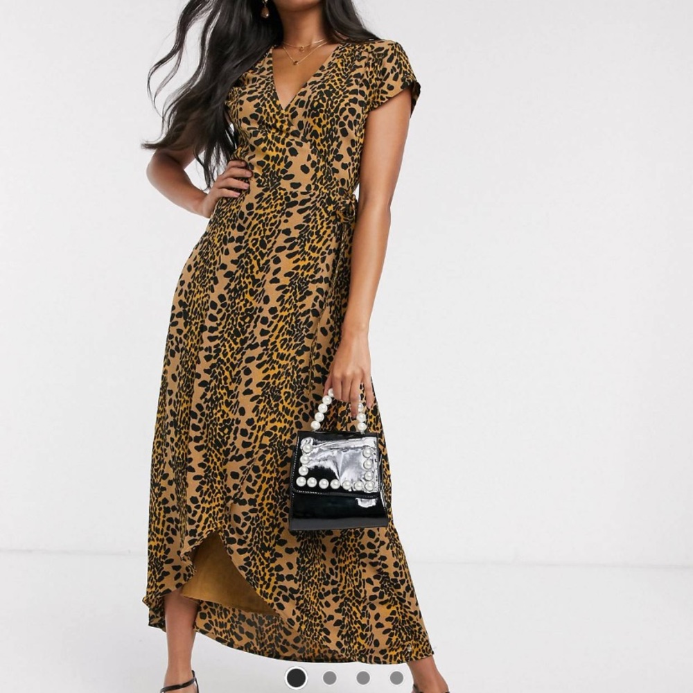 Fabienne Chapot High Low Wrap Dress